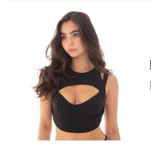 Are You Ami Riike Top in Black